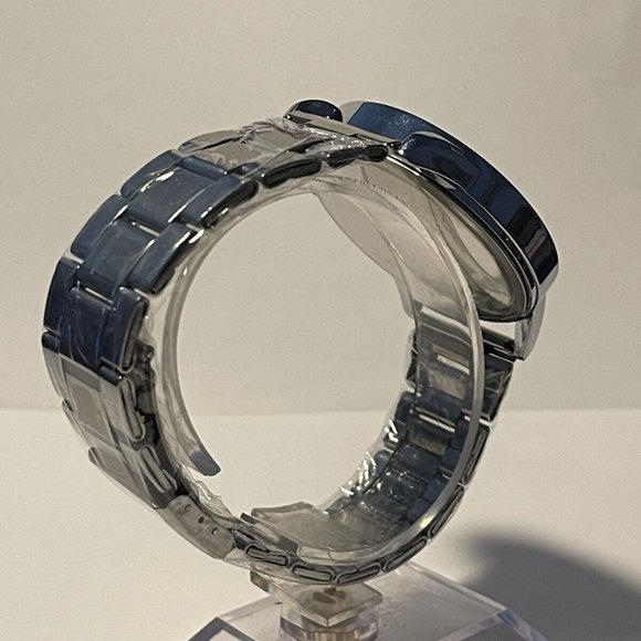 SAN FRANCISCO 49ERS NFL Team Logo Men's Stainless-Steel Silver Analog Watch NEW - Picture 8 of 11